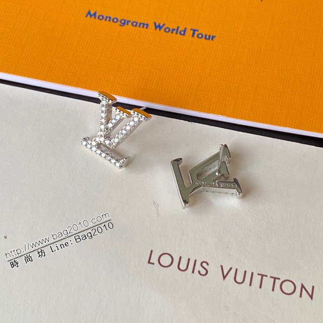 Louis Vuitton新款飾品 路易威登Diamond Blossom耳環 LV字母滿鑽耳釘  zglv2102